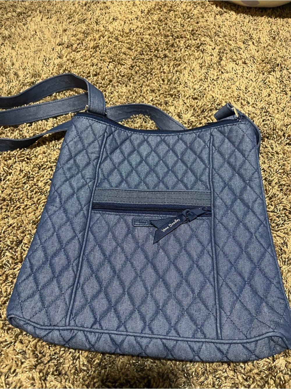 Vera Bradley Quilted Crossbody Bag - Denim